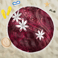 Tahiti Matarii Beach Blanket Tahitian Spring Red Galaxy LT05 One Size 150cm Red - Polynesian Pride