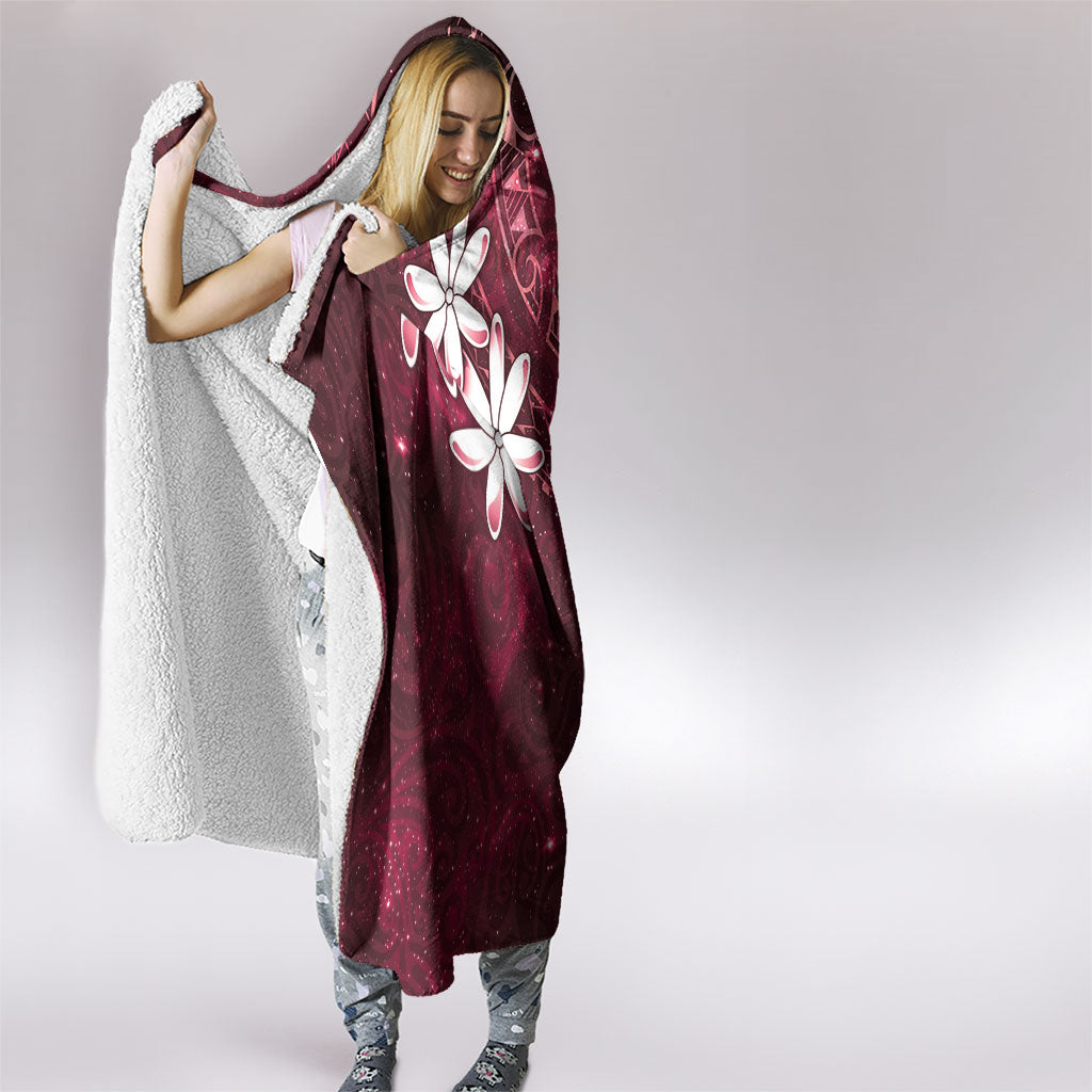 Tahiti Matarii Hooded Blanket Tahitian Spring Red Galaxy LT05 - Polynesian Pride