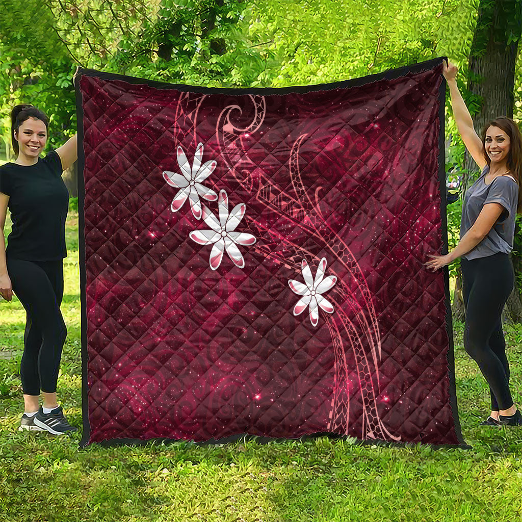 Tahiti Matarii Quilt Tahitian Spring Red Galaxy LT05 - Polynesian Pride