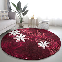 Tahiti Matarii Round Carpet Tahitian Spring Red Galaxy LT05 - Polynesian Pride