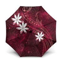 Tahiti Matarii Umbrella Tahitian Spring Red Galaxy LT05 One Size Folded 11.42 inch Opened Diameter 37.4 inch Red - Polynesian Pride