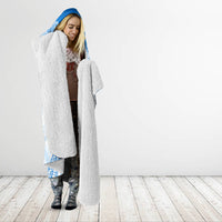 Polynesia Hanukkah Festival Hooded Blanket With Menorah Polynesian Style LT05 - Polynesian Pride