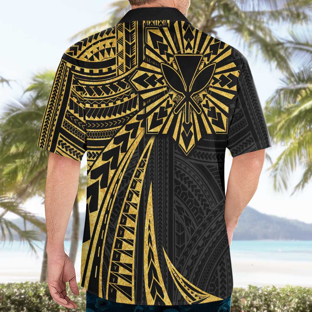 Hawaii And Philippines Hawaiian Shirt Kanaka Maoli With Tribal Sun Together Gold LT05 - Polynesian Pride