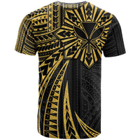 Hawaii And Philippines T Shirt Kanaka Maoli With Tribal Sun Together Gold LT05 - Polynesian Pride