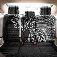 Hawaii And Philippines Back Car Seat Cover Kanaka Maoli With Tribal Sun Together Black LT05 - Polynesian Pride
