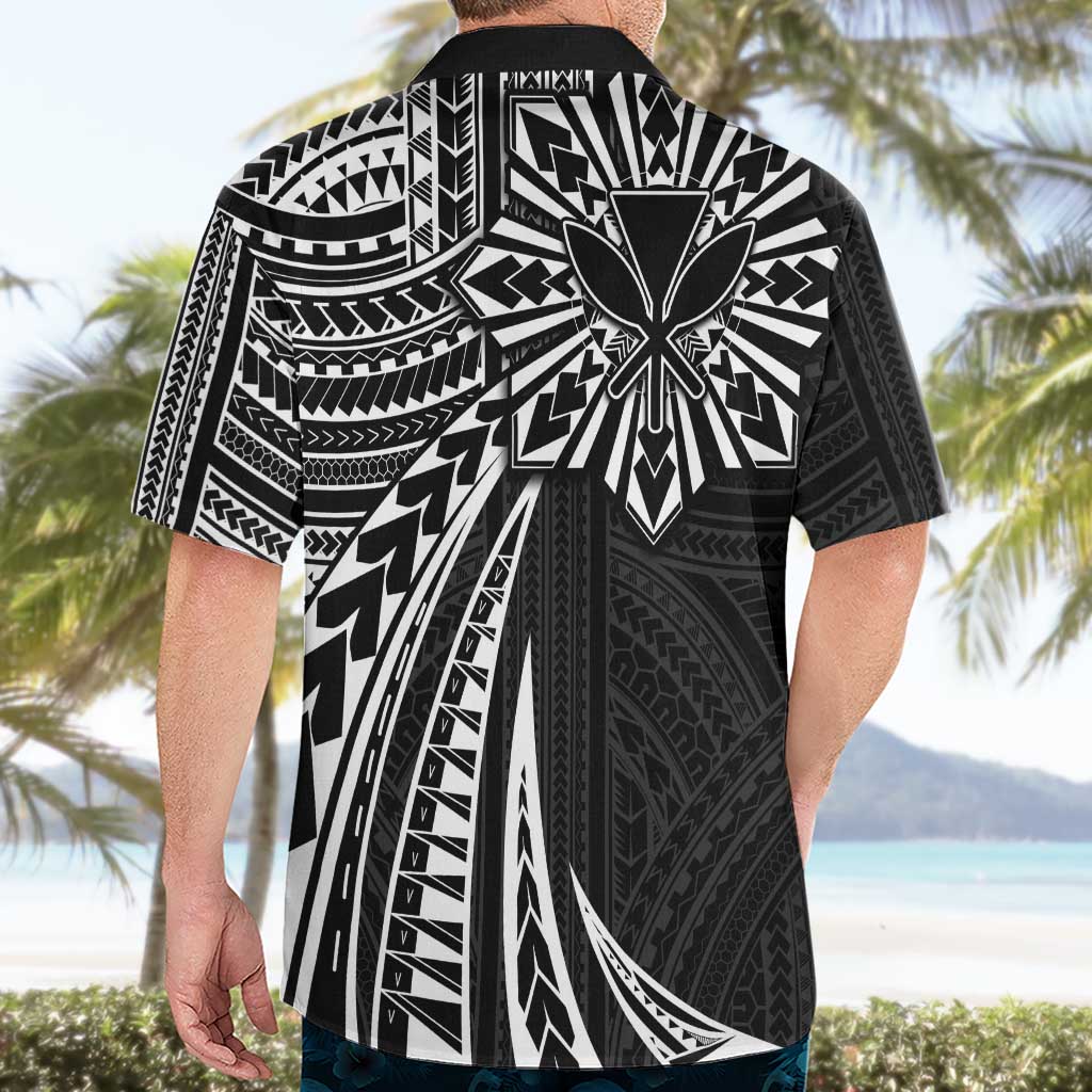Hawaii And Philippines Hawaiian Shirt Kanaka Maoli With Tribal Sun Together Black LT05 - Polynesian Pride