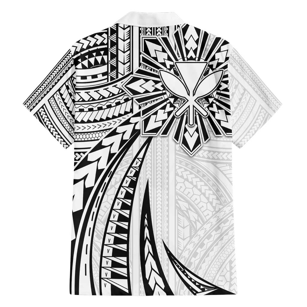 Hawaii And Philippines Family Matching Puletasi and Hawaiian Shirt Kanaka Maoli With Tribal Sun Together White LT05 - Polynesian Pride
