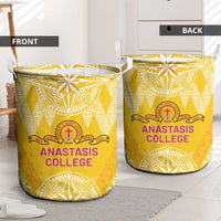 Anastasis College Laundry Basket Tonga Ngatu Pattern - Polynesian Pride