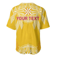 Personalised Anastasis College Baseball Jersey Tonga Ngatu Pattern - Polynesian Pride