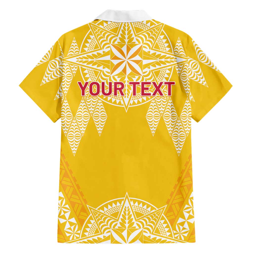 Personalised Anastasis College Family Matching Mermaid Dress and Hawaiian Shirt Tonga Ngatu Pattern LT05 - Polynesian Pride