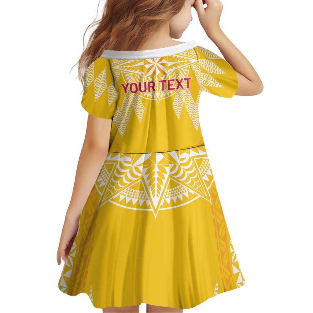 Personalised Anastasis College Family Matching Short Sleeve Bodycon Dress and Hawaiian Shirt Tonga Ngatu Pattern LT05 - Polynesian Pride