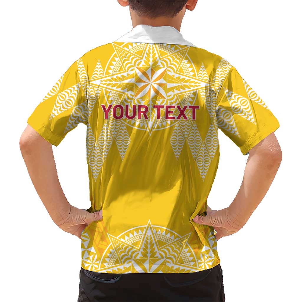 Personalised Anastasis College Family Matching Summer Maxi Dress and Hawaiian Shirt Tonga Ngatu Pattern - Polynesian Pride