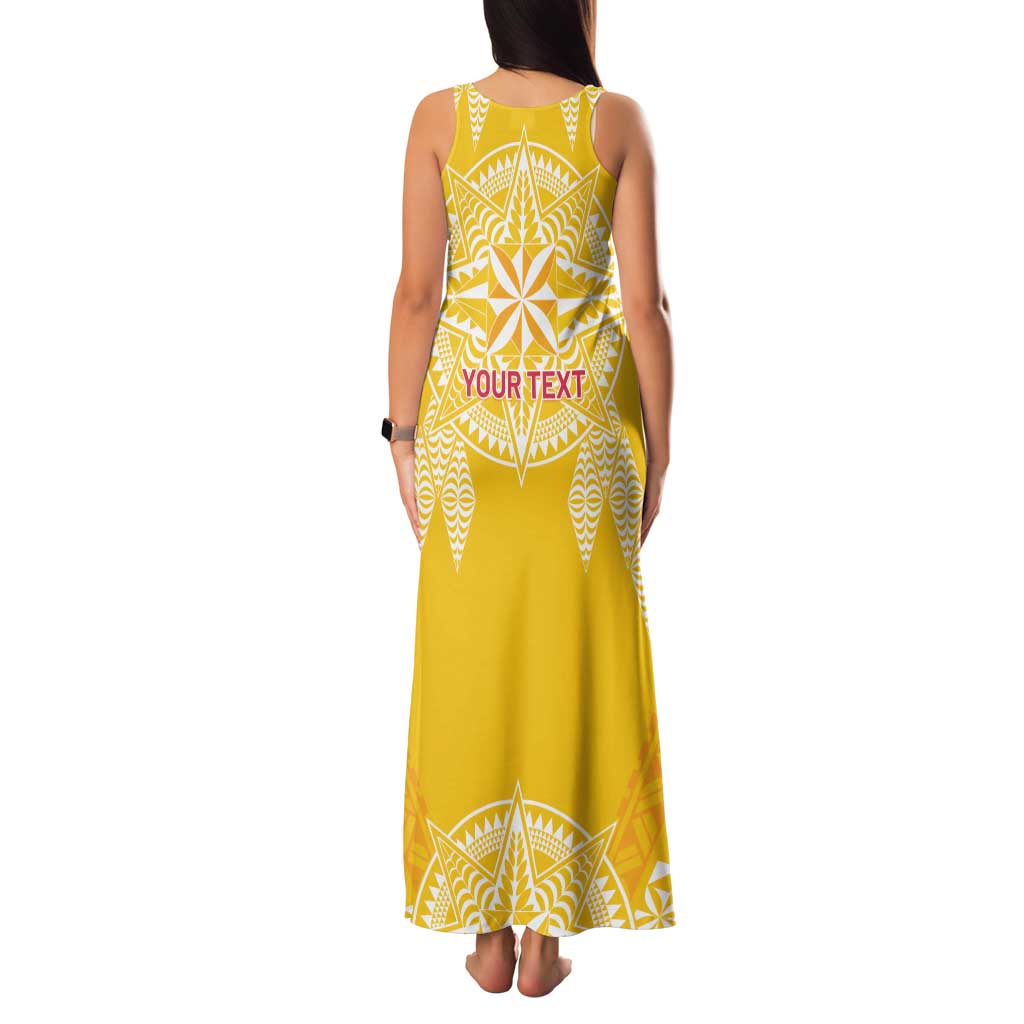 Personalised Anastasis College Family Matching Tank Maxi Dress and Hawaiian Shirt Tonga Ngatu Pattern LT05 - Polynesian Pride
