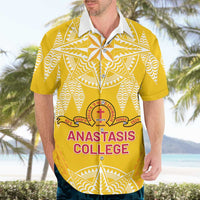Personalised Anastasis College Hawaiian Shirt Tonga Ngatu Pattern - Polynesian Pride