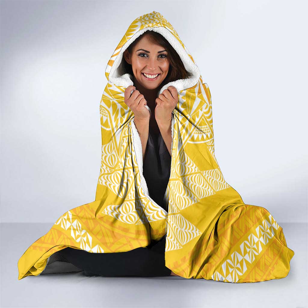 Anastasis College Hooded Blanket Tonga Ngatu Pattern - Polynesian Pride