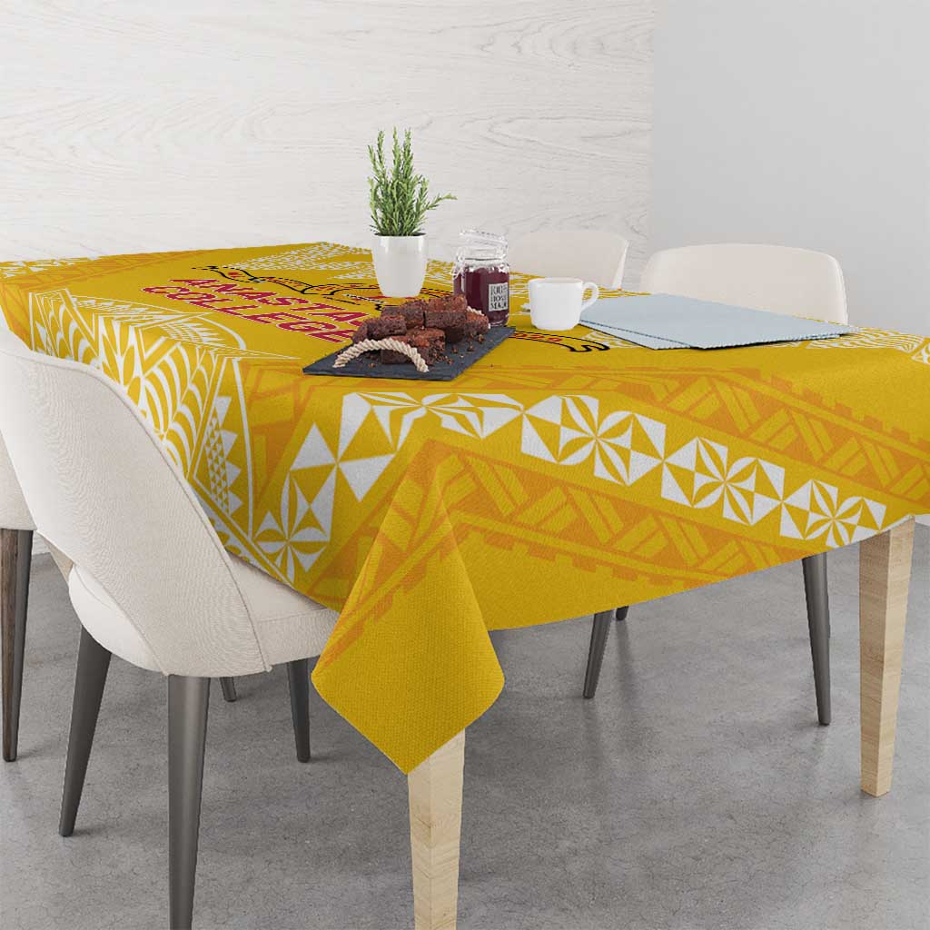 Anastasis College Tablecloth Tonga Ngatu Pattern - Polynesian Pride