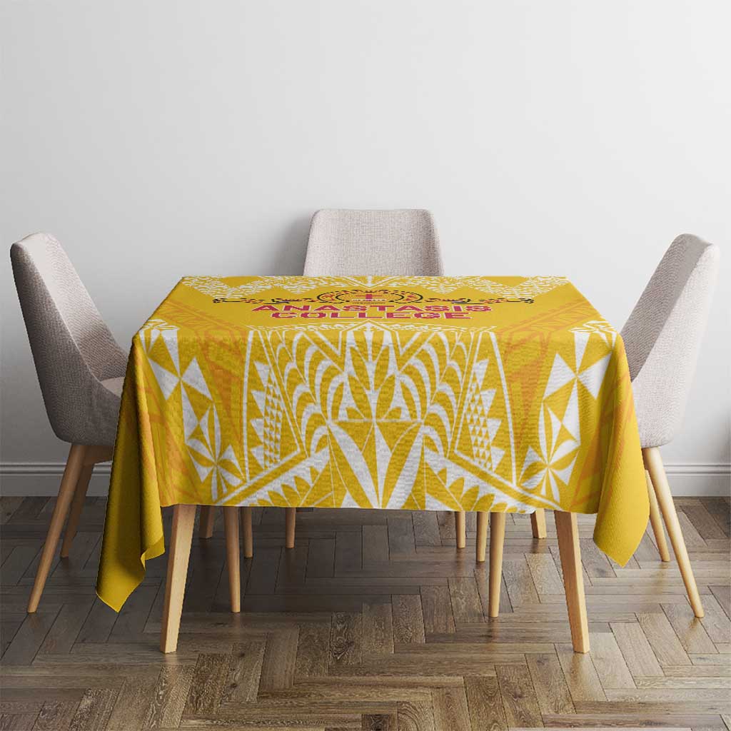 Anastasis College Tablecloth Tonga Ngatu Pattern - Polynesian Pride