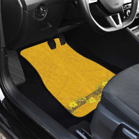 Tonga Anastasis College Car Mats Tongan Ngatu Kupesi Pattern - Polynesian Pride