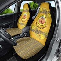 Tonga Anastasis College Car Seat Cover Tongan Ngatu Kupesi Pattern LT05 - Polynesian Pride