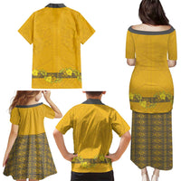 Tonga Anastasis College Family Matching Puletasi and Hawaiian Shirt Tongan Ngatu Kupesi Pattern LT05 - Polynesian Pride