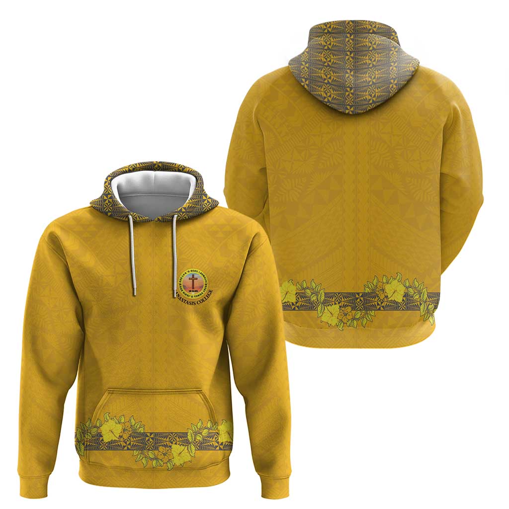 Tonga Anastasis College Hoodie Tongan Ngatu Kupesi Pattern - Polynesian Pride