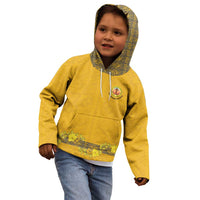 Tonga Anastasis College Kid Hoodie Tongan Ngatu Kupesi Pattern - Polynesian Pride
