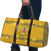 Tonga Anastasis College Travel Bag Tongan Ngatu Kupesi Pattern LT05 - Polynesian Pride