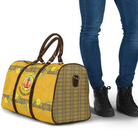 Tonga Anastasis College Travel Bag Tongan Ngatu Kupesi Pattern LT05 - Polynesian Pride