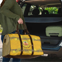 Tonga Anastasis College Travel Bag Tongan Ngatu Kupesi Pattern LT05 - Polynesian Pride