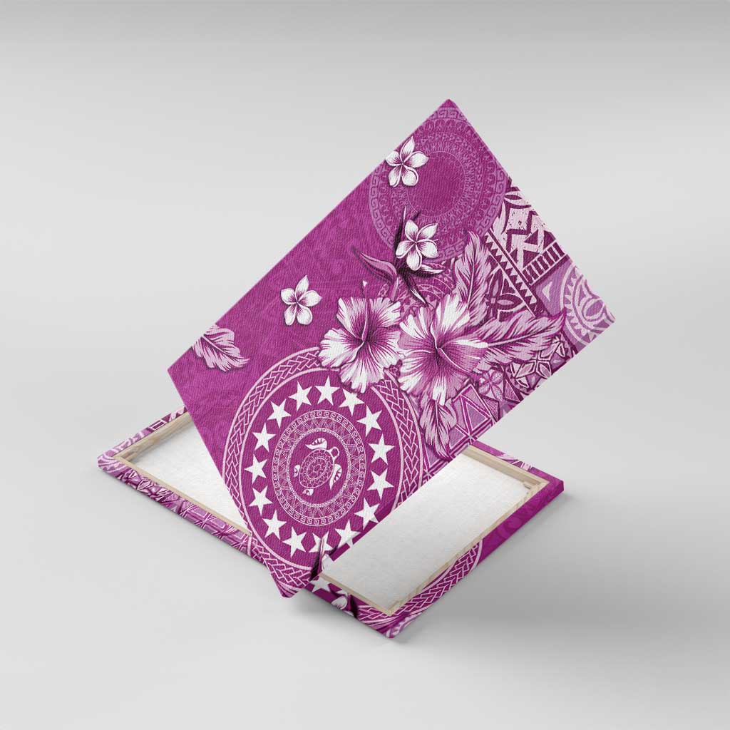 Cook Islands Canvas Wall Art Fandango Hibiscus And Stars