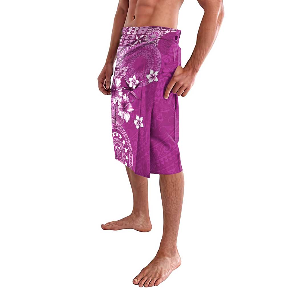 Cook Islands Lavalava Fandango Hibiscus And Stars