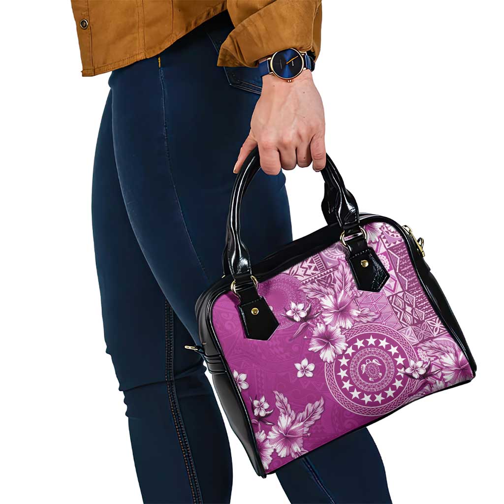 Cook Islands Shoulder Handbag Fandango Hibiscus And Stars