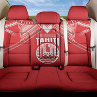 Tahiti Football Back Car Seat Cover Coat Of Arms Polynesian Tribal Pattern LT05 One Size Red - Polynesian Pride