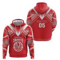 Custom Tahiti Football Hoodie Coat Of Arms Polynesian Tribal Pattern LT05 - Polynesian Pride