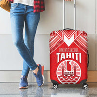 Tahiti Football Luggage Cover Coat Of Arms Polynesian Tribal Pattern LT05 - Polynesian Pride
