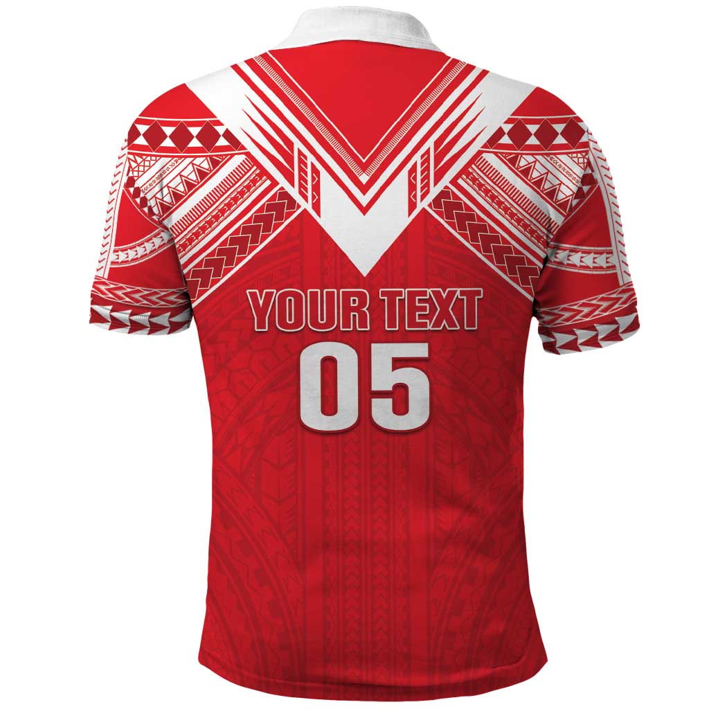 Custom Tahiti Football Polo Shirt Coat Of Arms Polynesian Tribal Pattern LT05 - Polynesian Pride