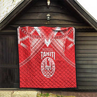 Tahiti Football Quilt Coat Of Arms Polynesian Tribal Pattern LT05 - Polynesian Pride