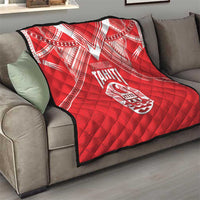 Tahiti Football Quilt Coat Of Arms Polynesian Tribal Pattern LT05 - Polynesian Pride