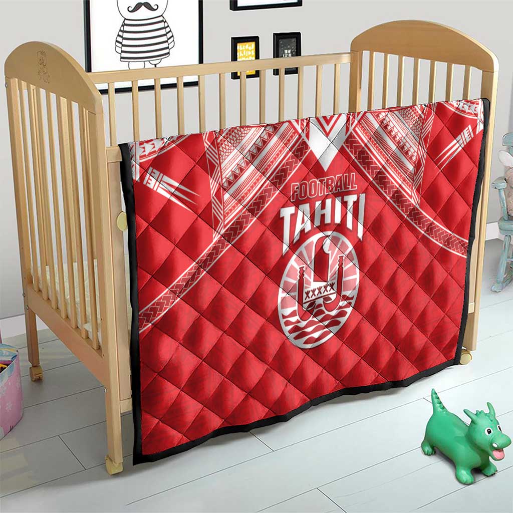 Tahiti Football Quilt Coat Of Arms Polynesian Tribal Pattern LT05 - Polynesian Pride