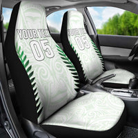 Custom New Zealand Fern Football Car Seat Cover Simple Style LT05 - Polynesian Pride