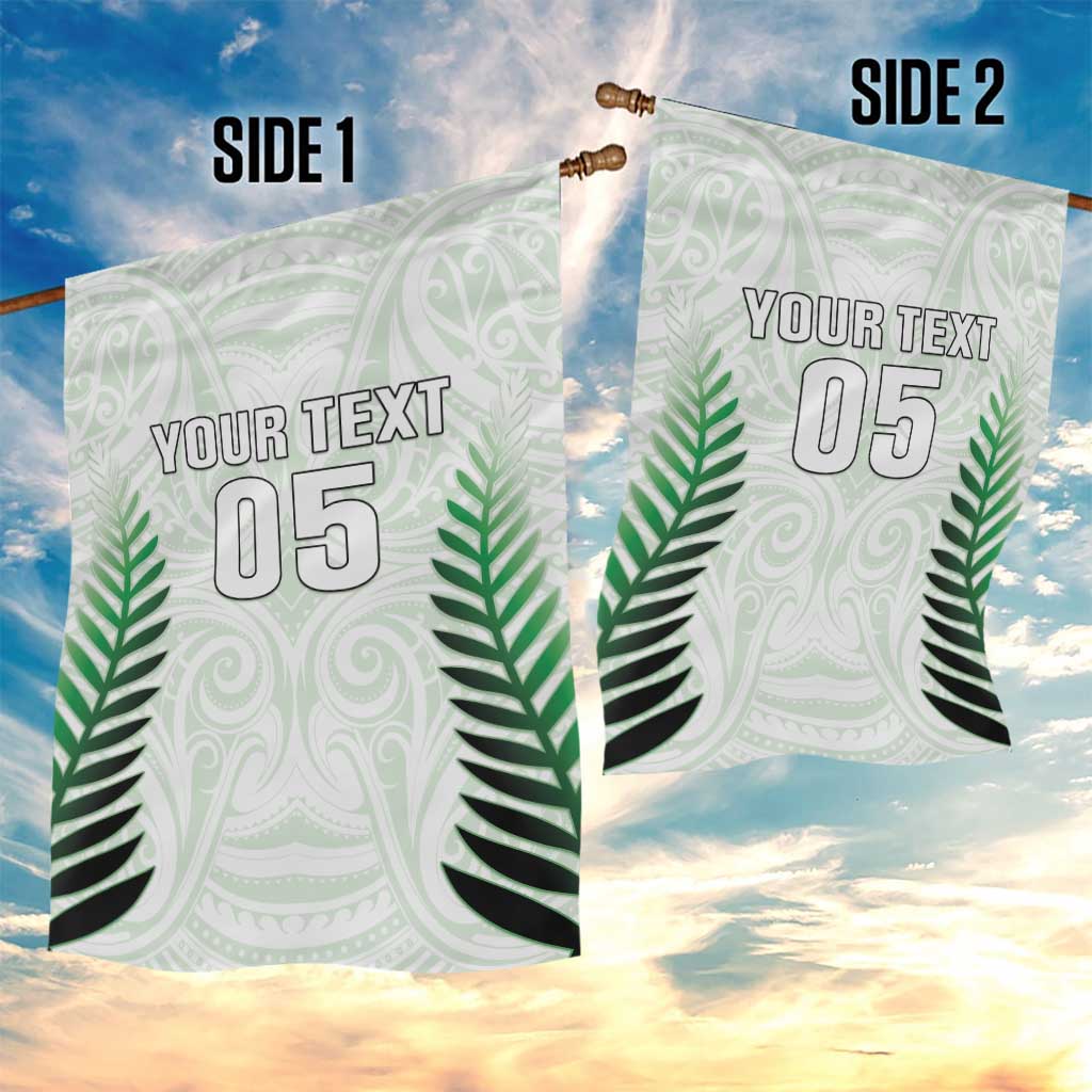 Custom New Zealand Fern Football Garden Flag Simple Style LT05 - Polynesian Pride