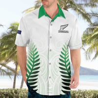 Custom New Zealand Fern Football Hawaiian Shirt Simple Style LT05 - Polynesian Pride