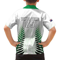 Custom New Zealand Fern Football Hawaiian Shirt Simple Style LT05 - Polynesian Pride