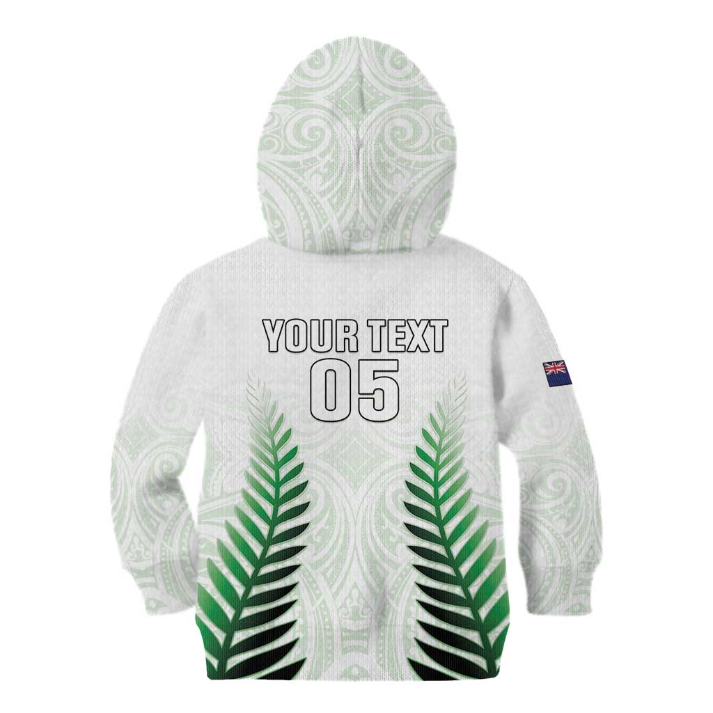 Custom New Zealand Fern Football Kid Hoodie Simple Style LT05 - Polynesian Pride