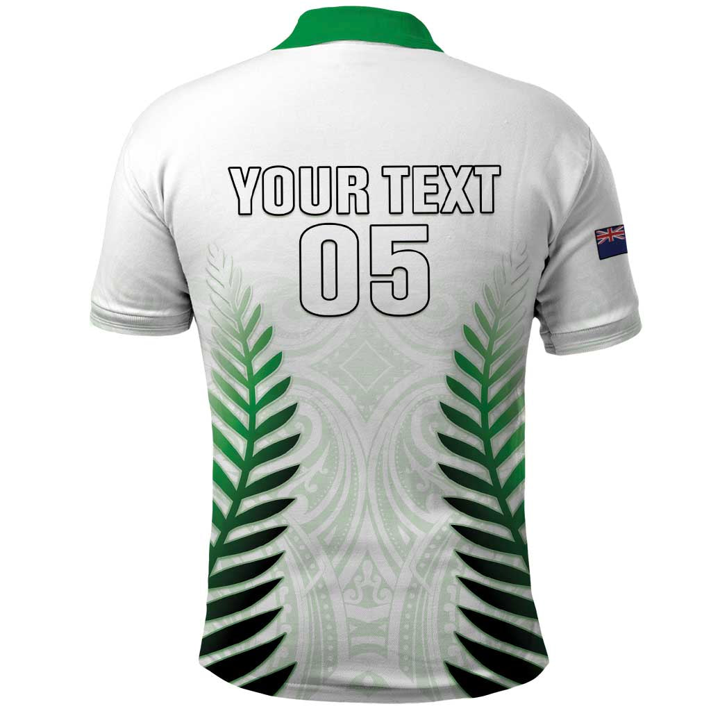 Custom New Zealand Fern Football Polo Shirt Simple Style LT05 - Polynesian Pride