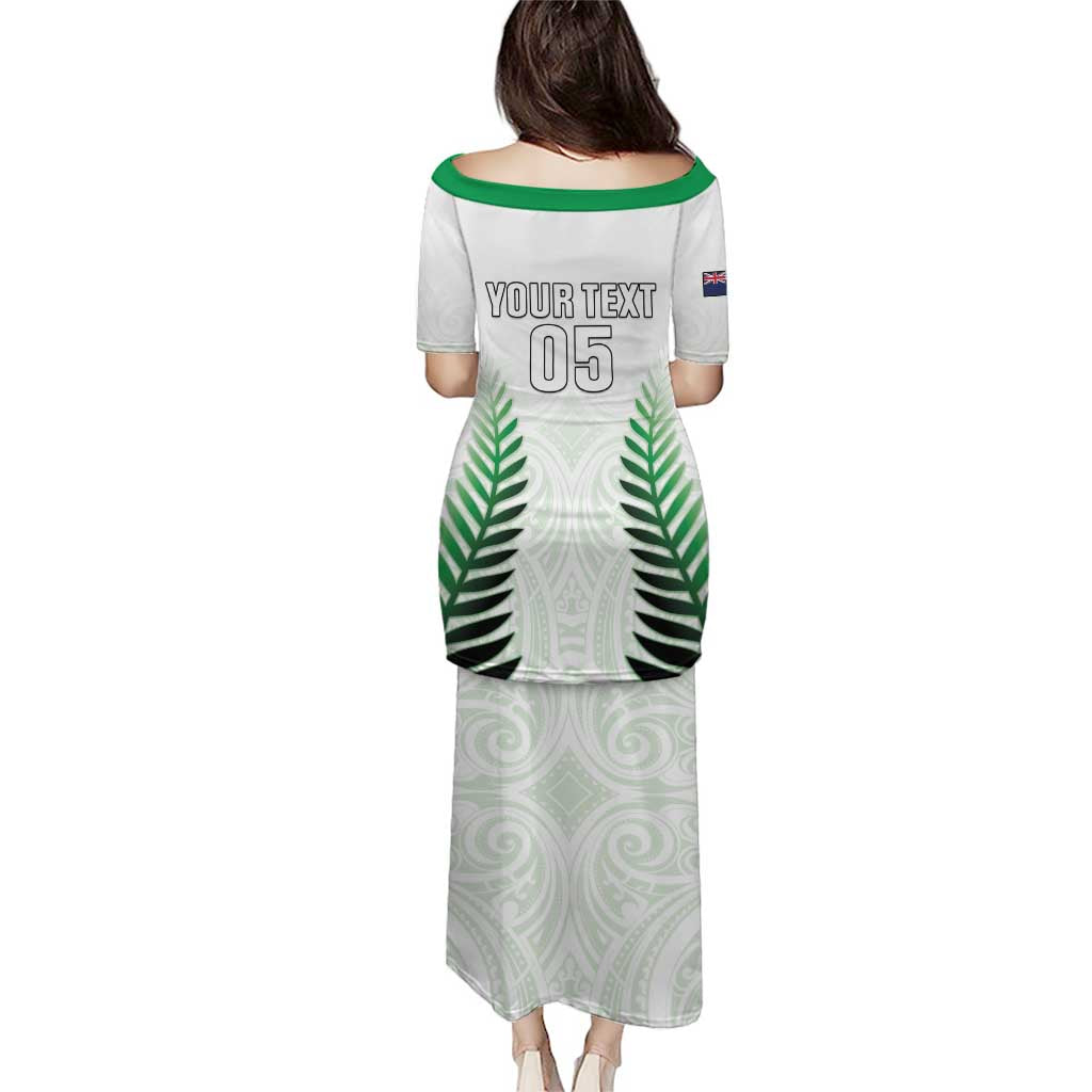 Custom New Zealand Fern Football Puletasi Simple Style