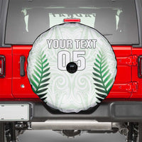 Custom New Zealand Fern Football Spare Tire Cover Simple Style LT05 - Polynesian Pride