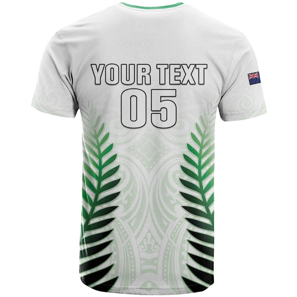 Custom New Zealand Fern Football T Shirt Simple Style LT05 - Polynesian Pride