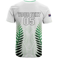 Custom New Zealand Fern Football T Shirt Simple Style LT05 - Polynesian Pride