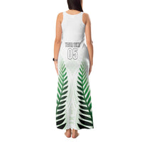 Custom New Zealand Fern Football Tank Maxi Dress Simple Style LT05 - Polynesian Pride